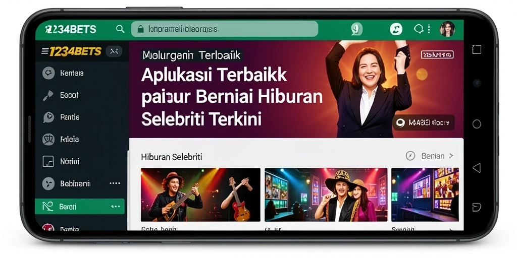 Tampilan antarmuka modern dan informatif dari 1234BETS.
