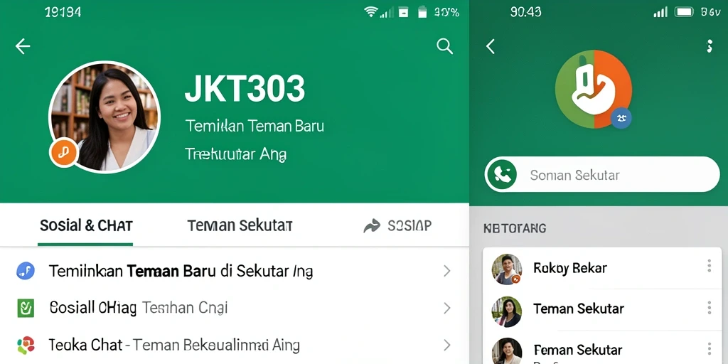 Tampilan antarmuka JKT303 yang menarik dan intuitif.