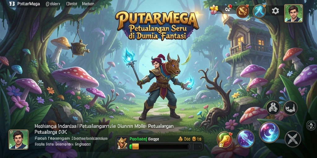Antarmuka PUTARMEGA dengan petualangan yang mendebarkan.