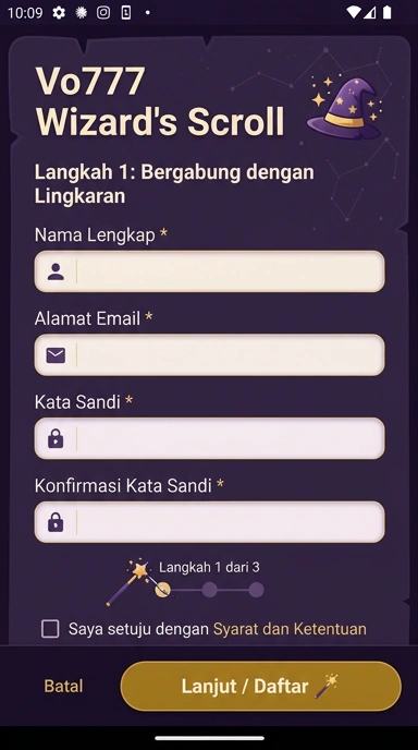 Daftar Akun Baru vo777 dengan Mudah dan Cepat