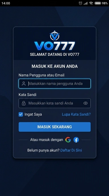 Panduan Masuk Akun vo777 untuk Pengguna Android
